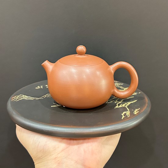 Ấm tây thi cỡ nhỏ thủ công đẹp nguyên khoáng tử sa nê hưng 120ml pha trà một người.