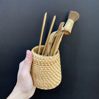 bộ dụng cụ pha trà tre ống cắm mây thủ công đẹp nhiều trà cụ pha trà đạo tốt