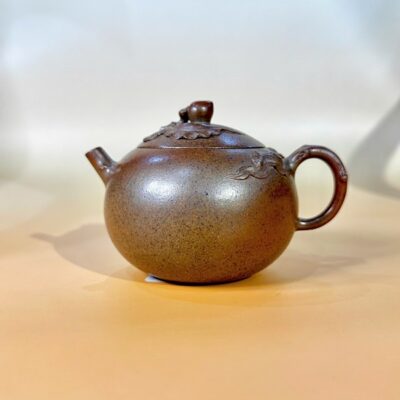 Ấm Đất Tử Sa Cũ Nguyên Khoáng Tây Thi Hoả Biến Tử Nê Đào 180ml ATS22