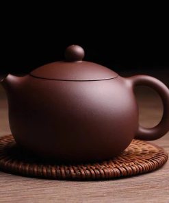 Ấm Tử Sa Đất Cũ Đáy Tào Thanh Dáng Tây Thi Trơn 240ml ATS06