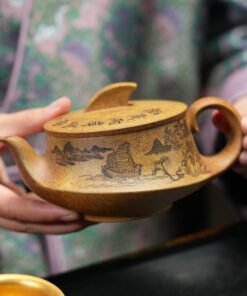 Ấm Tử Sa Đất Cũ Hoả Biến Đoàn Nê Tích Thuận Buồm Xuôi Gió 300ml ATS05