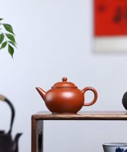 ấm trà tử sa Thủy Bình nguyên khoáng đất cũ chu nê đối ẩm thủ công nhỏ đẹp 150ml.