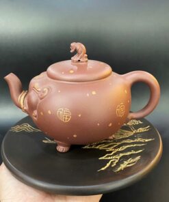 ấm tử sa hình voi nghi hưng quần ẩm dáng đẹp pha trà đông người