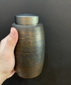 hũ đựng trà tử sa cao cấp nắp nhôm 2 lớp kín tuyệt đối 650ml đẹp dáng cao