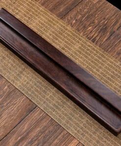 Giá úp ly tách trà cao cấp gỗ gụ nguyên khối bền đẹp 40cm DC48.