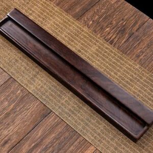 Giá úp ly tách trà cao cấp gỗ gụ nguyên khối bền đẹp 40cm DC48.