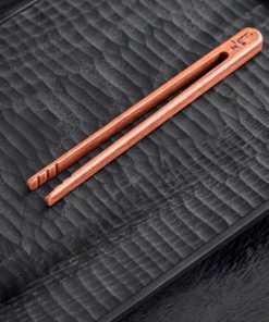 Gắp Chén Gỗ Hương Khắc Chữ 18.5cm GC01