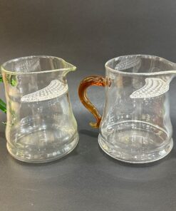 chén tống thuỷ tinh đẹp có lọc chặn trà ở vòi 250ml CT01