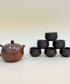 Bộ ấm trà nê hưng cao cấp hỏa biến dáng tây thi đẹp pha trà ngon AT98