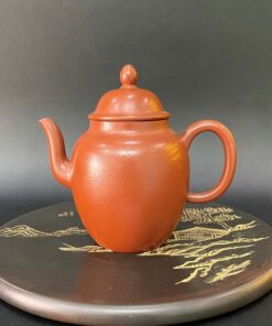 ấm tử sa tư đình chu nê triệu trang trơn đẹp 210ml pha trà ngon.