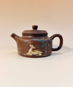 Ấm tử sa đức trung nghi hưng đất cũ nguyên khoáng tùng hươu 190ml ATS119