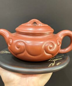 ấm tử sa phỏng cổ như ý cao cấp đại hồng bào nghi hưng 410ml quần ẩm pha trà ngon.