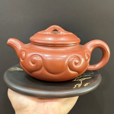 ấm tử sa phỏng cổ như ý cao cấp đại hồng bào nghi hưng 410ml quần ẩm pha trà ngon.