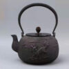 Ấm tetsubin gang cao cấp đắp nổi kỳ lân đun nước pha trà 1,2 lít AN08