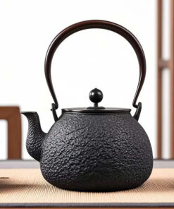 Ấm tetsubin gang nhật cao cấp đun nước pha trà đẹp 1,2L AN13