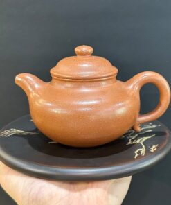 ấm tử sa chuyết chỉ nguyên khoáng nghi hưng đất cũ 260ml pha trà ngon