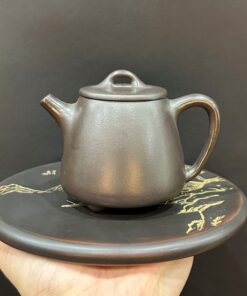 ấm tử sa thạch biều thủ công nghi hưng hắc nê cao cấp 240ml pha trà đạo ngon.