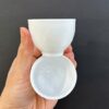 chén trà bạch định sứ cảnh đức thủ công nhỏ đẹp 40ml CS19