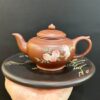 ấm trà tử sa tiêu anh nghi hưng đất cũ đào tiên đẹp 200ml thủ công pha trà ngon