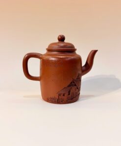 Ấm tử sa Nghi Hưng chu nê cấp trực khắc phố 160ml ATS198