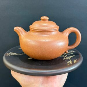 ấm đất tử sa nguyên khoáng đất cũ dáng chuyết cầu đẹp 240ml pha trà ngon