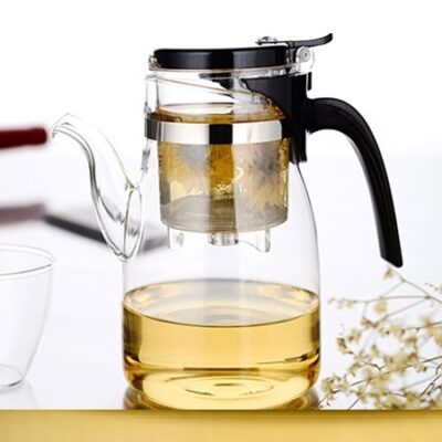 ấm trà thủy tinh pha trà hoa thảo mộc lightking b04 chính hãng loại lớn 900ml bền đẹp.
