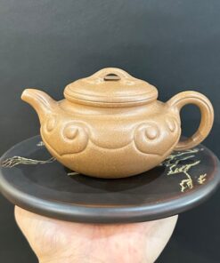ấm trà tử sa đất cũ đoàn nê dáng phỏng cổ như ý thủ công 220ml pha trà ngon.