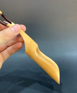xúc trà tre làm thìa múc trà bền đẹp cán quấn dây đẹp 18cm XT03.