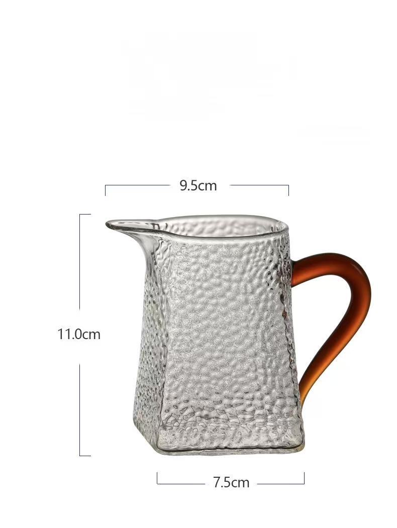 Chén tống thủy tinh chịu nhiệt cao cấp làm chuyên rót trà 300ml CT09 - Ảnh 5