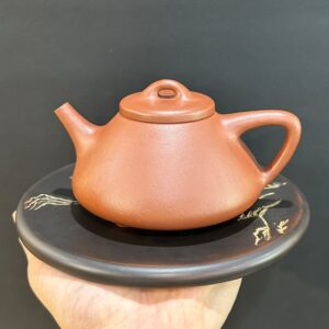ấm trà tử sa cao cấp đất cũ thủ công dáng thạch biều 250ml đẹp pha trà ngon