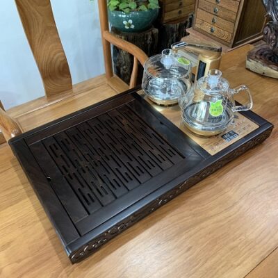 bàn uống trà đa năng đun nước tự động với bếp KamJove G9 KJ516 68x40cm