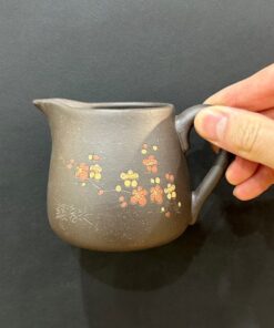 chén tống tử sa tử đẹp làm chuyên rót trà màu hắc sa 250ml CT51