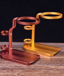 giá gác lọc trà và chén tống bằng nhôm cắm được cả dụng cụ pha trà bền đẹp