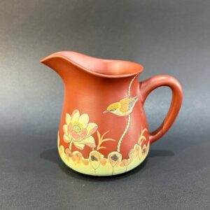 chuyên trà tử sa nguyên khoáng đất cũ hình sen chim đẹp 220ml CT31