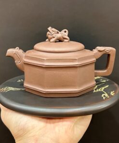 ấm tử sa cao cấp tỳ hưu bát phương tử nê thủ công quần ẩm 320ml pha trà ngon.