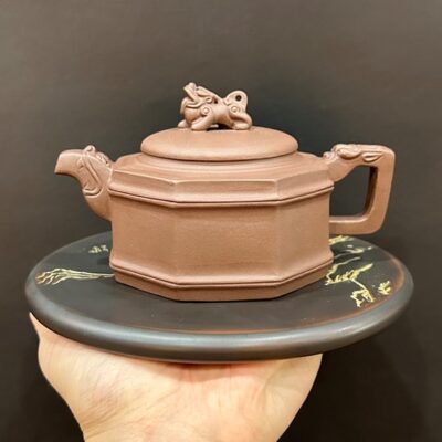 ấm tử sa cao cấp tỳ hưu bát phương tử nê thủ công quần ẩm 320ml pha trà ngon.