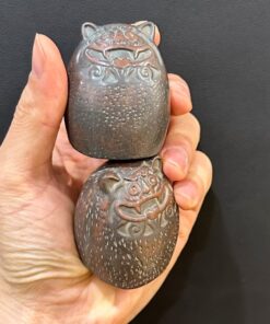 tượng nê hưng hỏa biến hình mèo gác nắp ấm cỡ nhỏ đẹp DC88