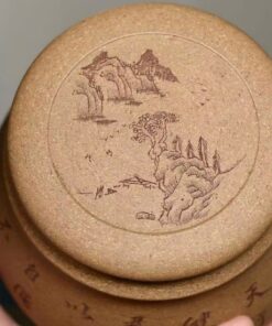 Hũ đựng trà tử sa đoàn nê nguyên khoáng đất cũ thủ công đẹp 800ml HT75