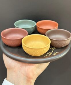 chén tử sa đất mới cỡ nhỏ đẹp uống trà ngon 30ml có nhiều màu để lựa chọn.