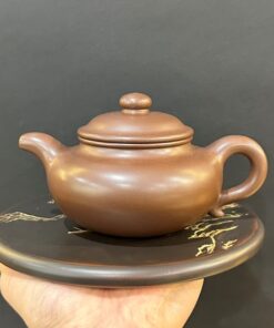 Ấm pha trà tử sa nguyên khoáng đất cũ dáng biển phúc 250ml thủ công đep pha trà ngon.