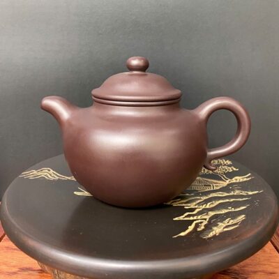 ấm trà tử sa dáng chuyết chỉ trơn khoáng đẹp pha trà ngon 280ml ATS131
