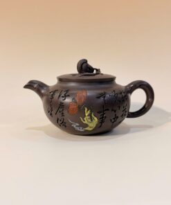 Ấm tử sa đất cũ nguyên khoáng thủ công dáng phật thủ cao cấp 230ml ATS290