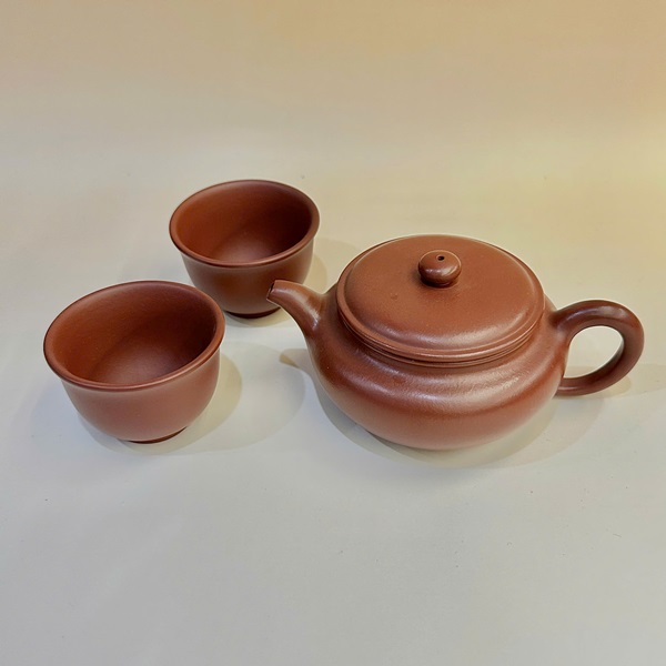 Ấm tử sa Nghi hưng biển phúc 250ml kèm 2 chén ATS298 - Ảnh 2