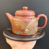 Ấm trà tử sa nguyên khoáng đất cũ thủ công dáng đức trung đại bàng nghệ nhân Trung Á