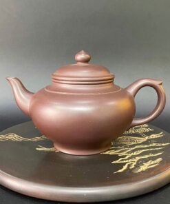 ấm tử sa nghi hưng tiêu anh tử nê khoáng tím trơn đẹp pha trà ngon 250ml.