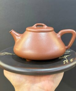 ấm tử sa nguyên khoáng đất cũ dáng thạch biều đẹp pha trà ngon 230ml ATS236.