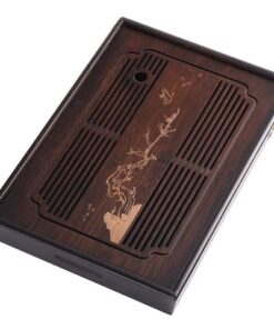 Khay đựng ấm trà tre đựng ấm chén dạng hộp to 49x29cm KTT22