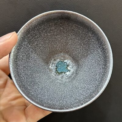 chén thiên mục mắt bão thủ công làm ly trà kiến trản 100ml CTM14.