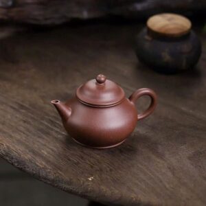 Ấm Tử Sa Đất Cũ Đáy Tào Thanh Thuỷ Bình Trơn 180ml ATS215
