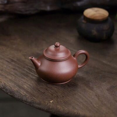 Ấm Tử Sa Đất Cũ Đáy Tào Thanh Thuỷ Bình Trơn 180ml ATS215